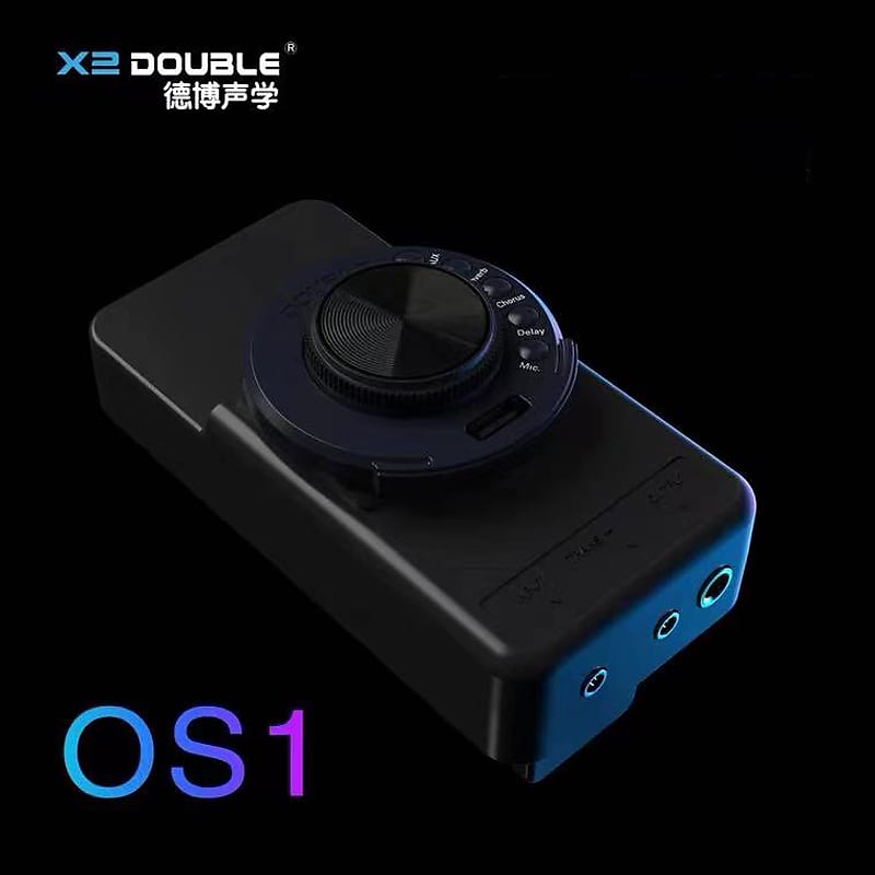 DOUBLE OS1 Acoustic Guitar Resonance Pickup With Microphone Built-in Chorus  Delay Reverb Effects | Reverb