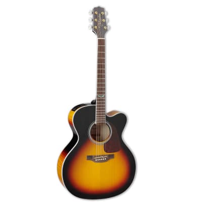 Takamine GJ72CE-BSB Jumbo Cutaway Acoustic Electric Guitar, Gloss Brown Sunburst for sale