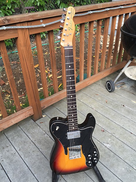 Fender Telecaster Custom 72 reissue MIM sunburst rosewood neck image 1