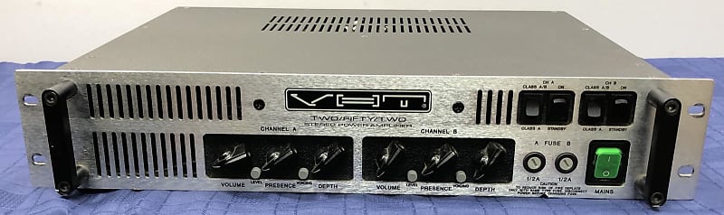 VHT G-2502-S Two Fifty Two 252 Stereo Guitar Tube Power Amp Amplifier Pre  Fryette Made in USA