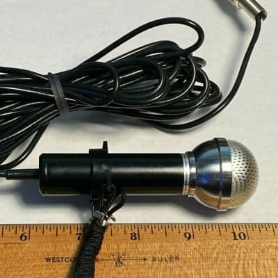 Rare Vintage 1960's CALRAD DM-38 Dynamic hi-z Microphone-working 100% w/box-HARP image 1