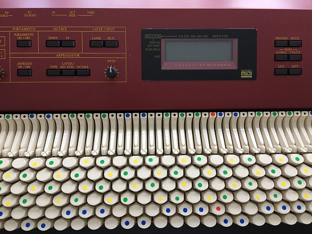 Wholetone Revolution - Janko Chromatic Keyboard - 88 Keys, 6 Rows