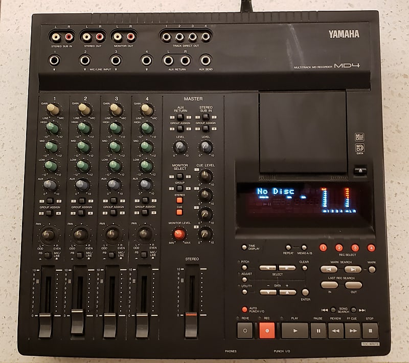 Yamaha MD4 recorder Multitrack Minidisc Recorder | Reverb