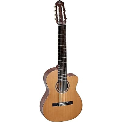 Ortega Guitars RCE159-8 Performer Series 8-Nylon String Acoustic Guitar w/ Gig Bag & Video Link image 1