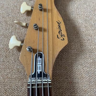 Egmond  Electric Bass  1960's Sunburst image 21
