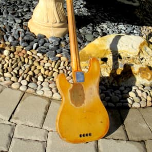 Fender  Precision Bass with matching Tweed Bassman amp Set 1951 See Thru Blonde image 4