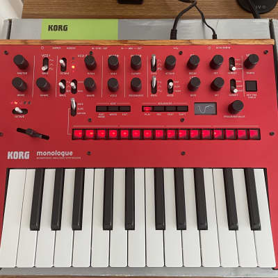 Korg Monologue Monophonic Analog Synthesizer Red | Reverb