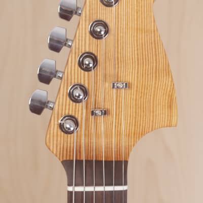 Strack Guitars Jazzmaster Deluxe Reclaimed Wood handmade custom image 4