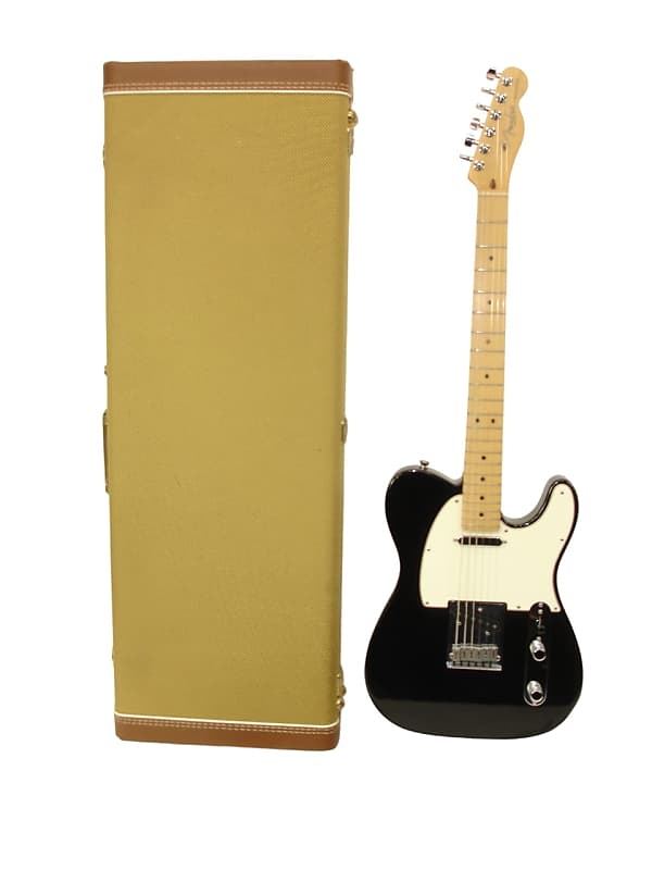 2004 Fender American Telecaster Electric Guitar, Black w/ Case image 1