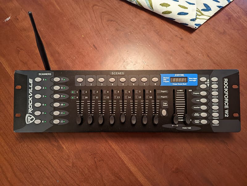 Rockville Rockforce W2 Wireless DMX Controller Reverb