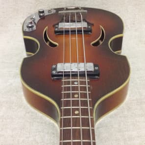 Klira 356 Twen Star Violin Bass 1960's Tobacco Burst image 15