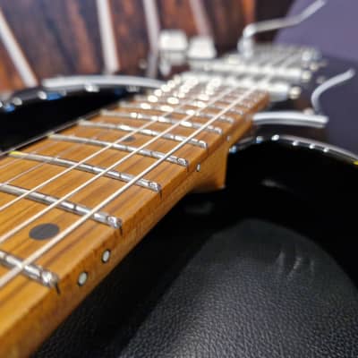 Ibanez AZ2204B-BK Prestige E-Guitar 6 String - Black + Case M20AZ image 4