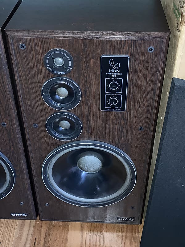 Infinity SM 150 Rosewood pair! Near pristine in original 100%  Look!!