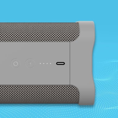 Skullcandy Terrain XL Wireless Bluetooth Speaker - IPX7 Waterproof Portable Speaker with Dual Custom Passive Radiators, 18 Hour Battery, Nylon Wrist Wrap, & True Wireless Stereo image 4