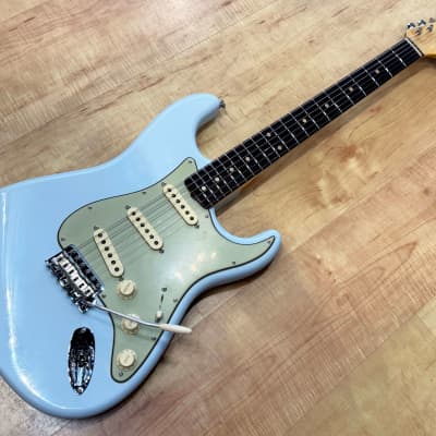 Fender Custom Shop Beatle Spec 1961 Relic Stratocaster Electric Guitar Sonic Blue SN: R132829 image 9