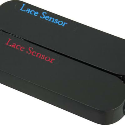 Lace Sensor Dually Red/Blue bridge pickup - black image 2