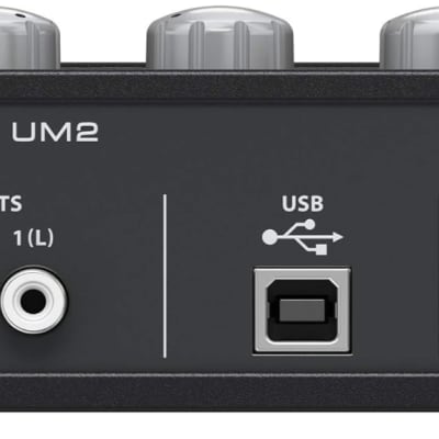 Behringer U-Phoria UM2 USB Audio Interface with long USB Cable image 4