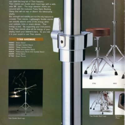 Tama - Titan 6894, Weighted Boom Cymbal Stand Pair (#2) image 2