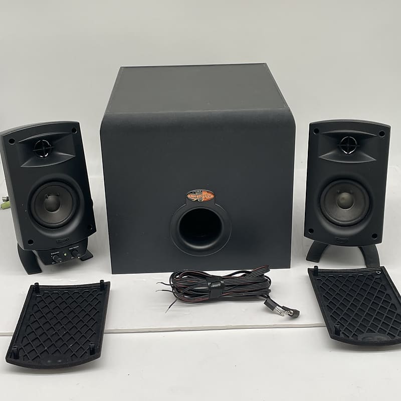 Klipsch ProMedia 2.1 LucasFilm THX Computer Speaker System *REFOAMED SUBWOOFER  			