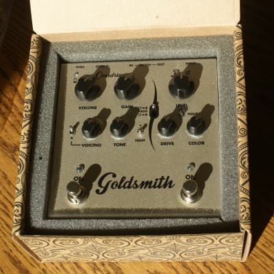 Egnater Goldsmith Dual-function overdrive and boost pedal w/ tone-sculpting controls - Brand New for sale