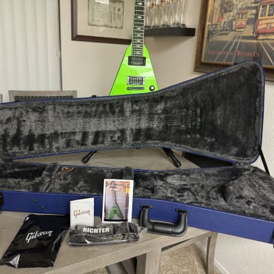 Gibson Dave Mustaine Signature "Rust in Peace" Flying V EXP 2022 - Present - Alien Tech Green image 16