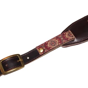 Souldier Vintage Leather Saddle Strap - Tapestry  - Tan image 3