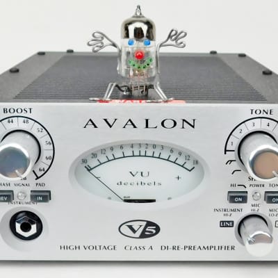 Avalon V5 Silver Mic Preamp D.I.-Re-Mic + Neuwertig + 1,5 Jahre Garantie image 2