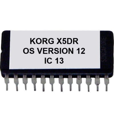 Korg X5DR – Version 12 Upgrade Firmware OS Update for X5-DR Rom Eprom image 1