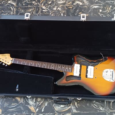 Warwick RockCase RC 10601 B/SB - Standard Line - Jazzmaster Electric Guitar Hardshell Case - Black - Black image 2