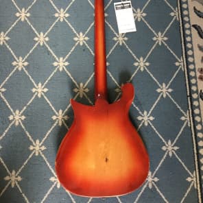 Rickenbacker 450-12 12-String Electric Guitar 1967 Fireglo image 9