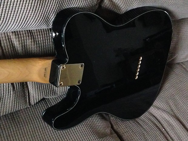 1996 Fender 62 Reissue Telecaster Black w/Matching Headstock