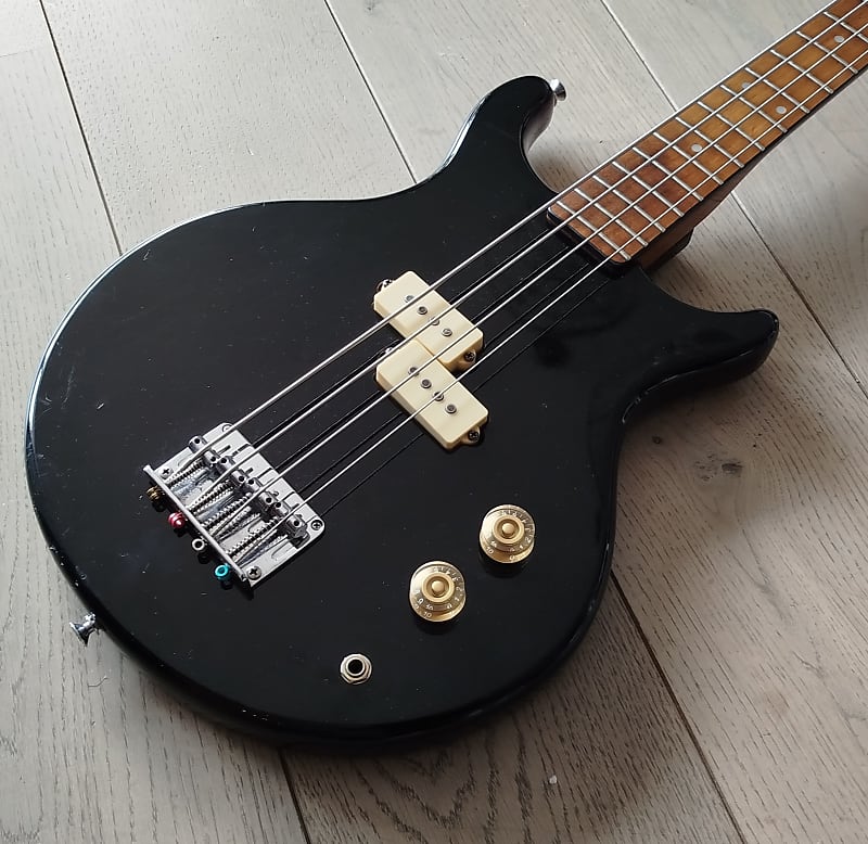 Encore Short Scale Precision Bass 1980s Black 30 Reverb 6145