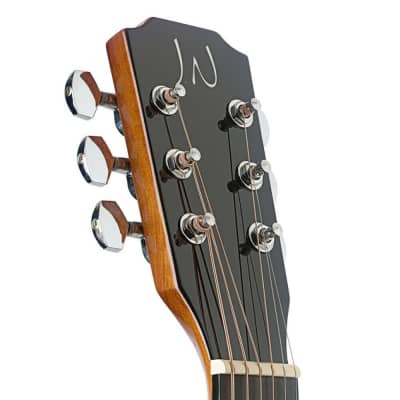 James Neligan BES-ACE N Bessie Series Auditorium Solid Spruce Top 6-String Acoustic-Electric Guitar image 7