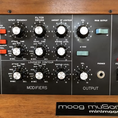1972 Moog MuSonics MiniMoog in Collector/Museum Condition image 6