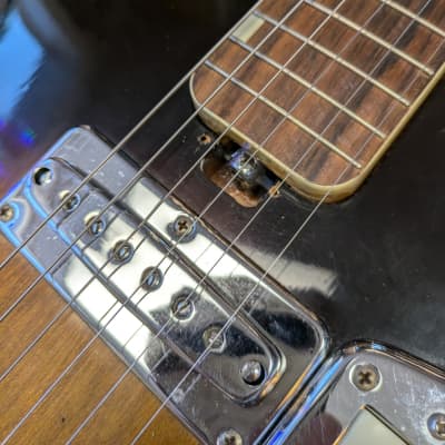Misc Solidbody Electric Guitar Sunburst (Kawai) 1960s Japan #NA w/Chip Case image 7