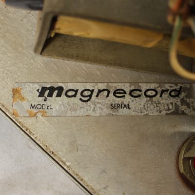 Vintage Magnecord P60-BA Reel to Reel Recorder Very Rare image 12