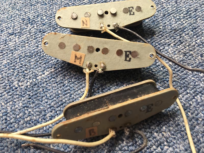 Tokai E-stamp single coil pickup set - 70s ST-80 Springy