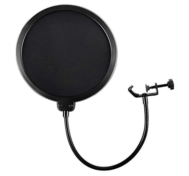 Microphone Pop Filter For Blue Yeti and Any Microphone, Dual Layered Wind Pop Screen image 1