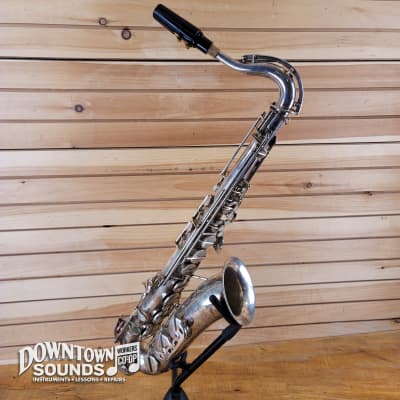 SOLD on Cafesaxophone - Lignatone Amati Kraslice Tenor Nickel