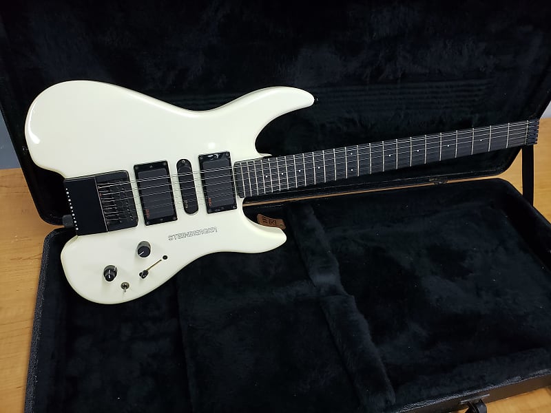 Steinberger GM7-12A 2000s 12-string in white - EMGs, Trac-Tuner, All original with OHSC. FLAWLESS! image 1