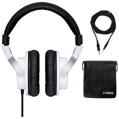 Yamaha HPH-MT7W Over Ear Studio Mixing Monitoring Headphones in White