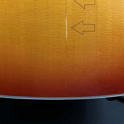Epiphone 'Inspired by Gibson' Hummingbird Acoustic-Electric Guitar Aged Cherry Sunburst image 13