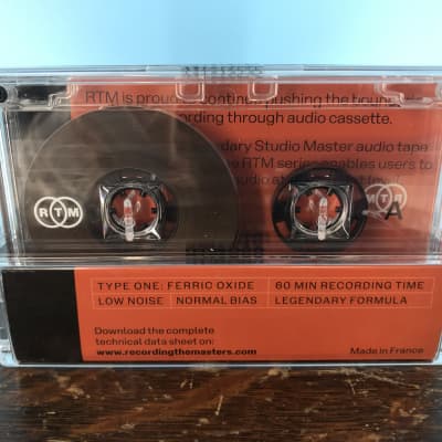 Recording The Masters RTM C60 TYPE 1 Audio Cassettes [Carton of 100] image 3