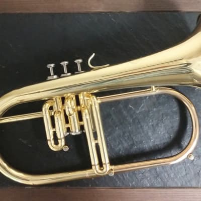 Jupiter Flugelhorn SFH-746 - Custom Brushed Finish - Solid Case