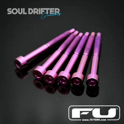 FU-Tone Titanium String Lock Screw Set (6) - Purple for sale