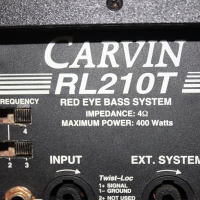 Carvin RL210T Bass 2x10" 400-Watts Speaker Cabinet (used) image 7
