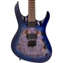 Jackson Pro Signature Chris Broderick Soloist HT6 Electric Guitar, Transparent Blue