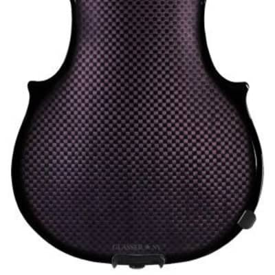 Glasser Carbon Composite Acoustic Electric 5-String 16" Viola 2020s Purple image 2