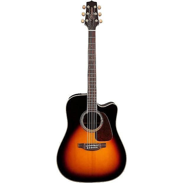 Takamine GD51CE BSB G50 Series Dreadnought Cutaway Acoustic/Electric Guitar Gloss Brown Sunburst image 1
