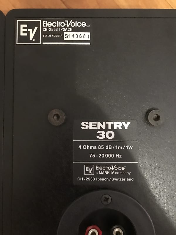 Electro-Voice SENTRY 30 Speakers/Monitors